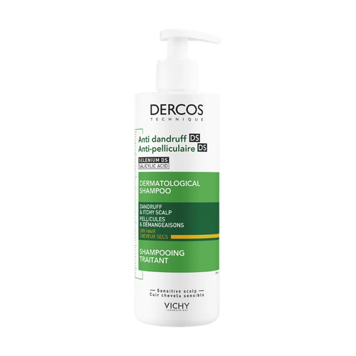DERCOS ANTICASPA DS CABELLO SECO 390 ML.