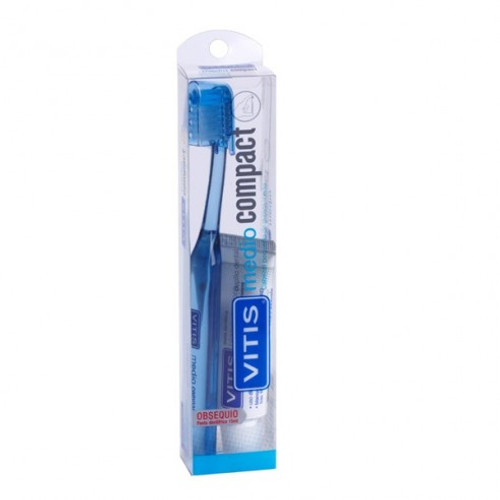 CEPILLO VITIS COMPACT MEDIO + BLANQ 15ML