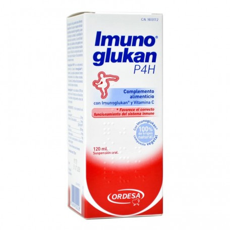 IMUNOGLUKAN P4H JARABE 120 ML.