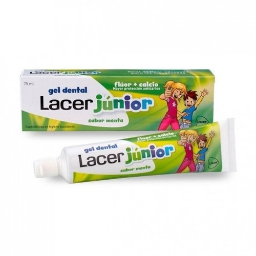 LACER GEL DENTAL JUNIOR MENTA 75 ML.