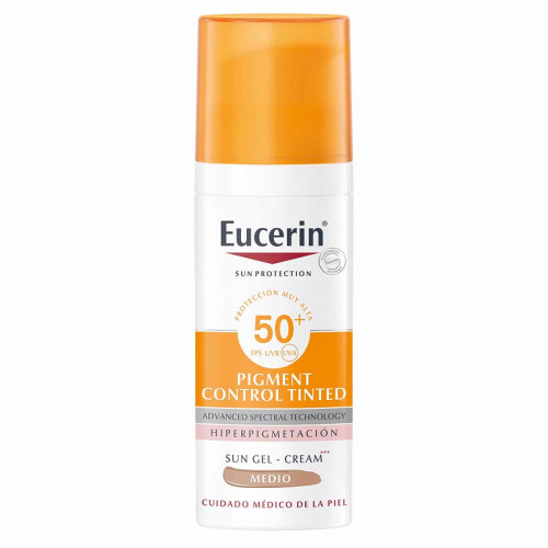 EUCERIN SUN FACE PIGMENT CONTROL FLUIDO  TINTED MEDIUM FPS50+