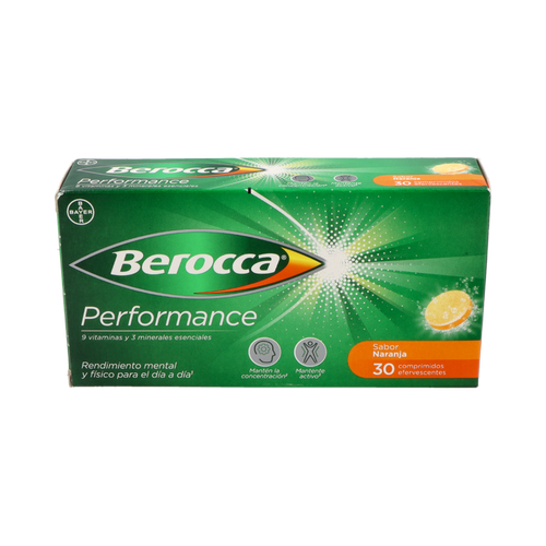 BEROCCA PERFORMANCE 30 COMP EFER NARANJA