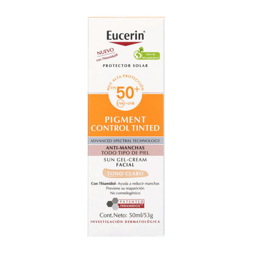 EUCERIN SUN FACE PIGMENT CONTROL FLUIDO  TINTED LIGHT FPS50+