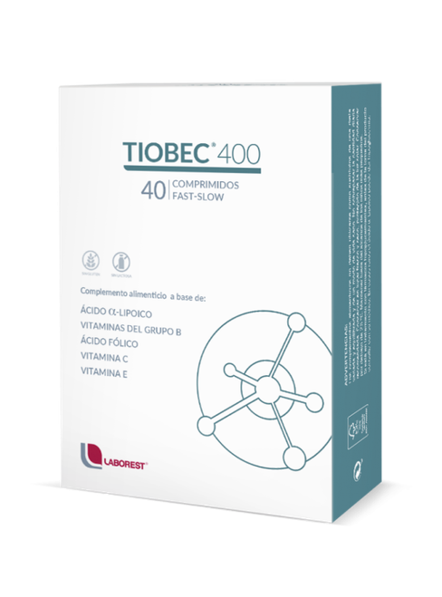 TIOBEC 400 40 COMPRIMIDOS