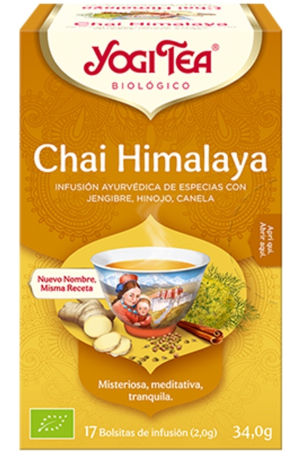 YOGI TEA CHAI HIMALAYA 17 BOLSITAS 