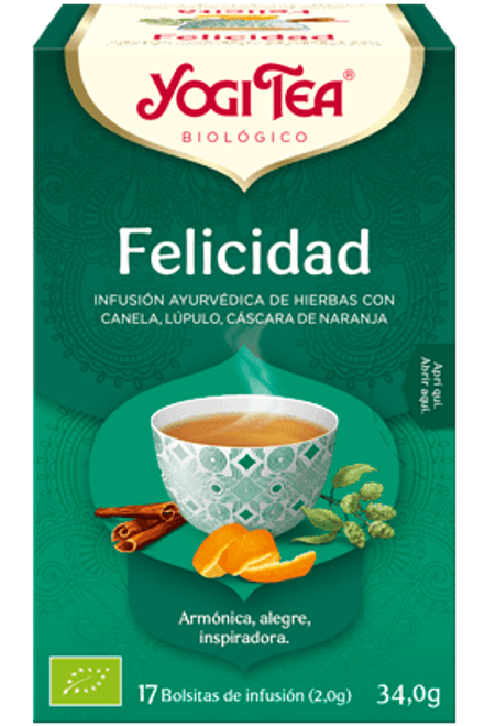 YOGI TEA FELICIDAD 17 BOLSITAS