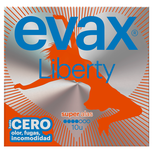 COMPRESAS EVAX LIBERTY SUPER ALAS 10 UDS.