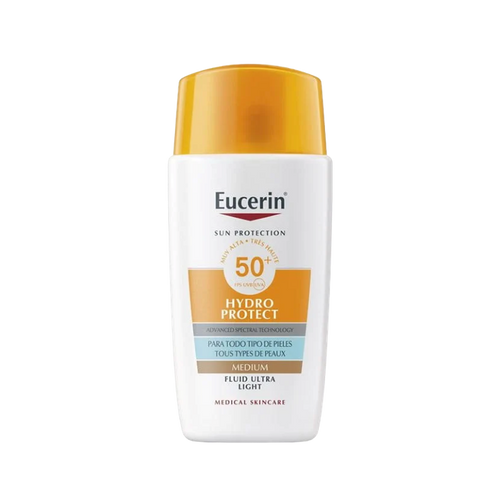 EUCERIN SUN HYDROPROTECT FLUIDO ULTRA LIGHT SPF 50+ TONO MEDIO 50 ML