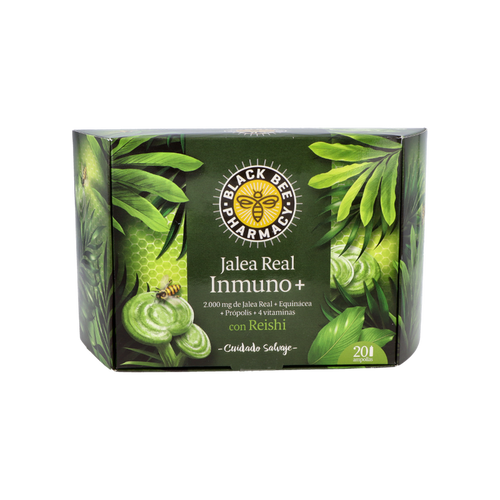 Black bee pharmacy jalea real inmune plus vit c 20 viales