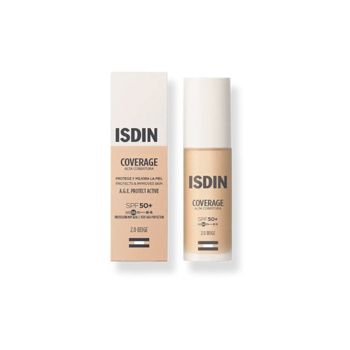 ISDIN FOTOPROTECTOR COVERAGE SPF 50+ COLOR 2.0 BEIGE