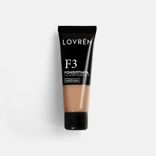 LOVREN F3 MAQUILLAJE EN CREMA TONO MEDIUM 25 ML.