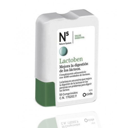 N+S LACTOBEN 50 COMPRIMIDOS