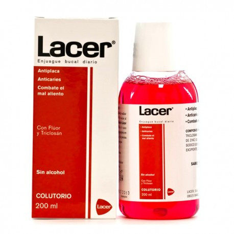 LACER COLUTORIO SIN ALCOHOL 200 ML