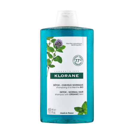 KLORANE CHAMPU A LA MENTA BIO 400 ML.