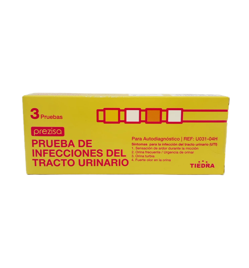 PREZISA TEST INFECCION ORINA 3 TIRAS