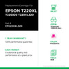 High Capacity Magenta Ink Cartridge for Epson T220XL320-2
