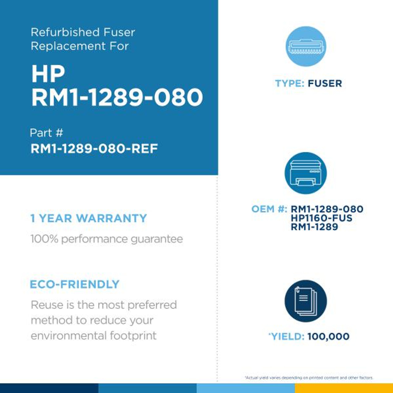 HP 1160 Refurbished Fuser-2