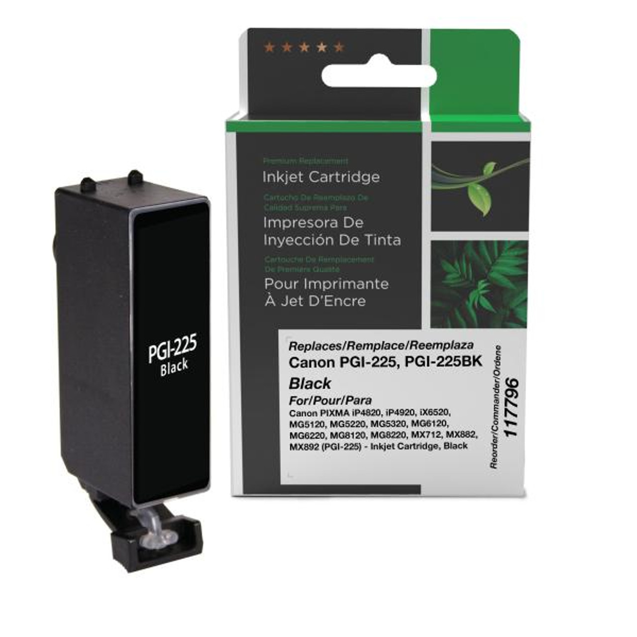 Black Ink Cartridge for Canon PGI-225 (4530B001)-1