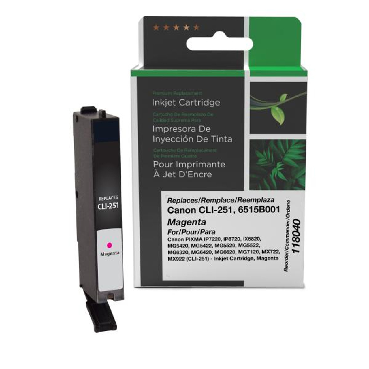 Magenta Ink Cartridge for Canon CLI-251 (6515B001)-1
