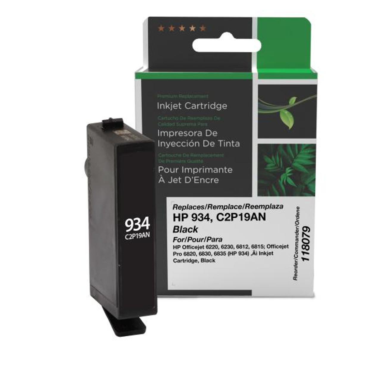 Black Ink Cartridge for HP 934 (C2P19AN)-1