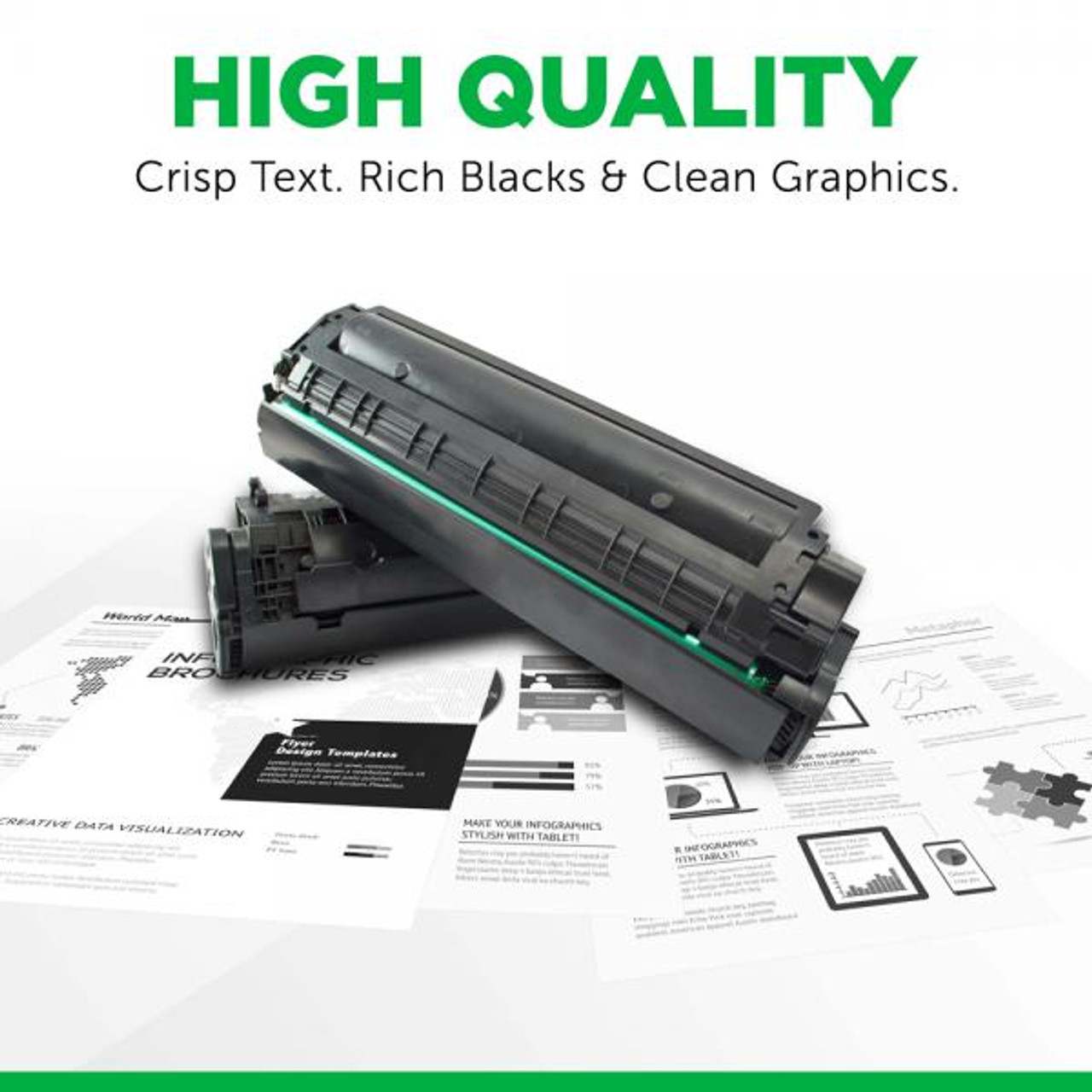 High Yield Toner Cartridge for Brother TN560-4