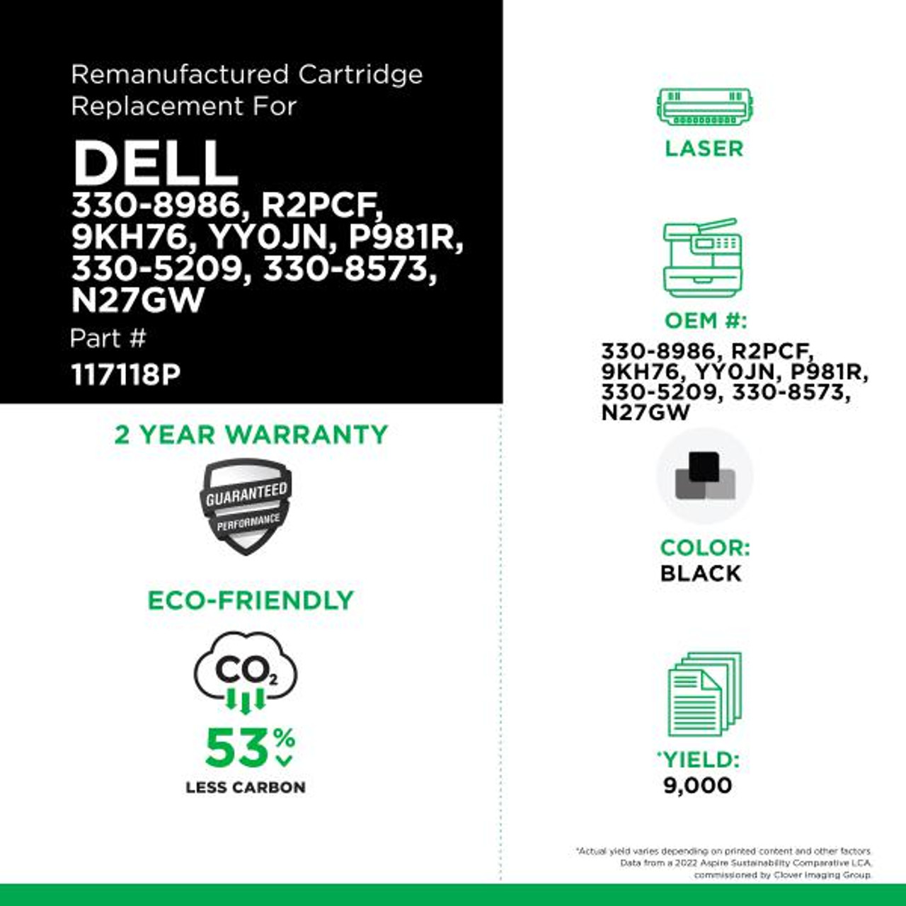 Toner Cartridge for Dell 3330/3333/3335-2