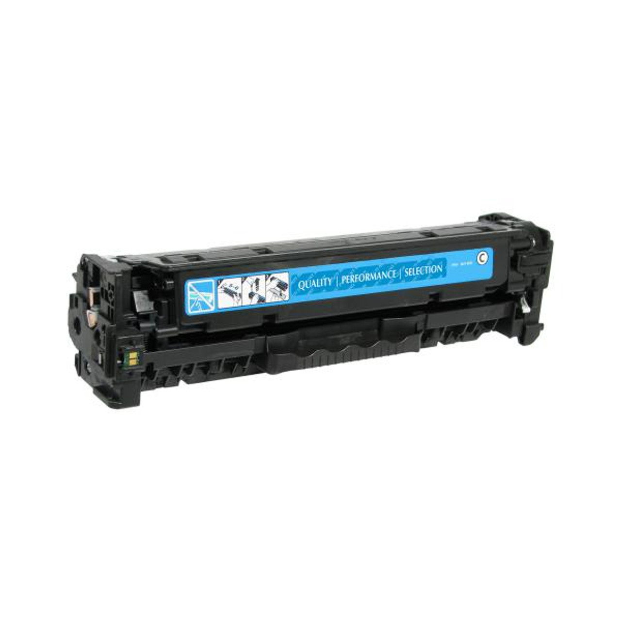 Extended Yield Cyan Toner Cartridge for HP CC531A-1