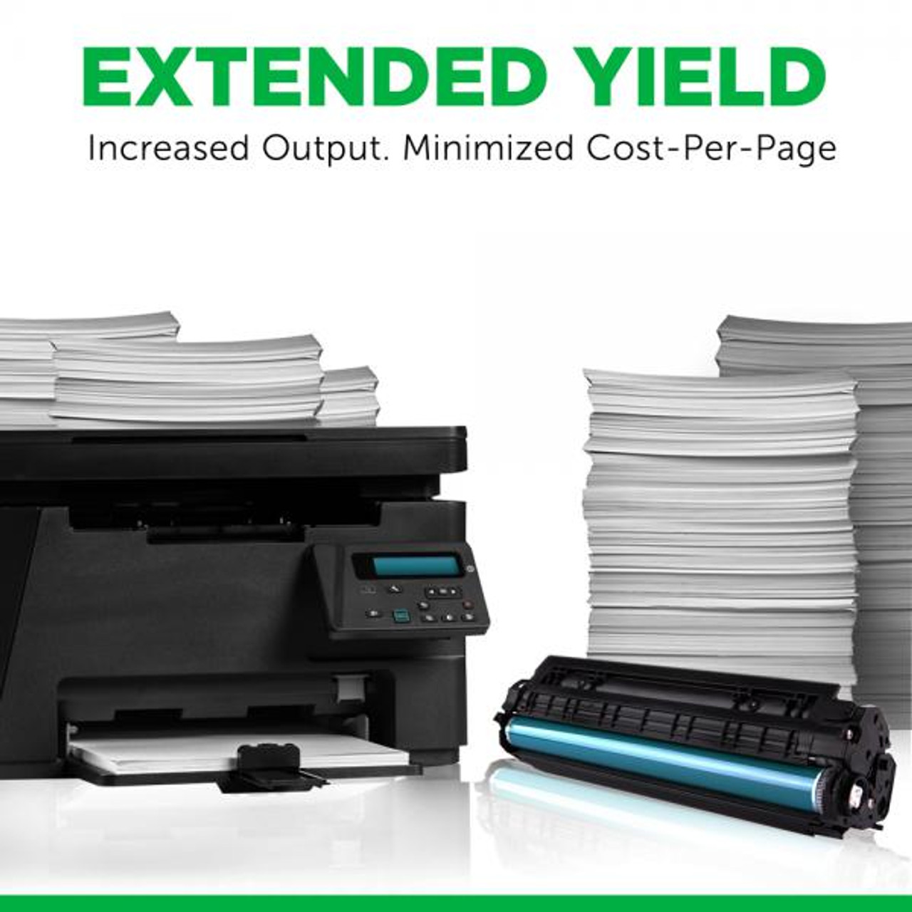 Extended Yield Black Toner Cartridge for HP CF380X-5