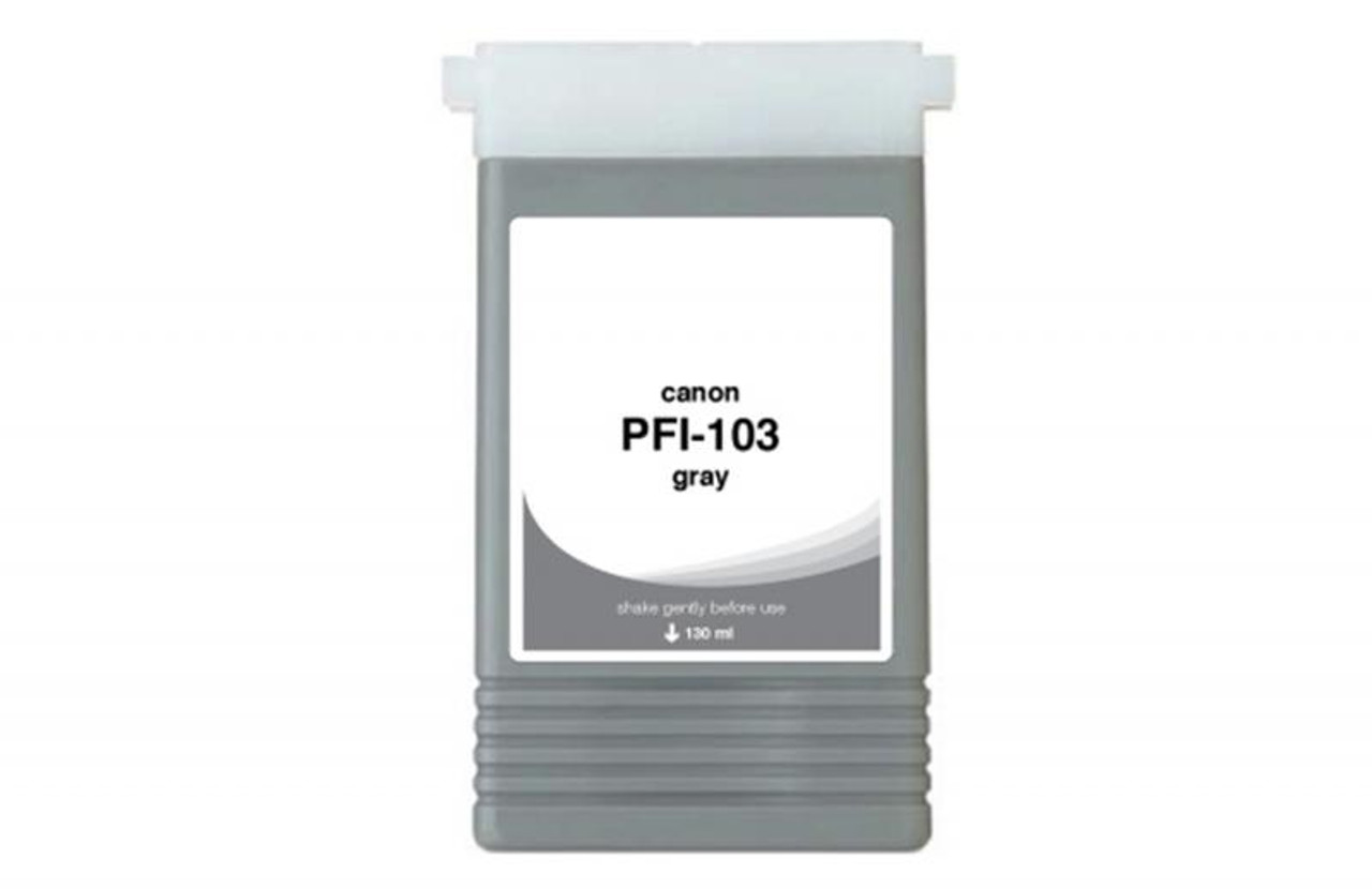 Gray Wide Format Ink Cartridge for Canon PFI-103 (2213B001AA)-1
