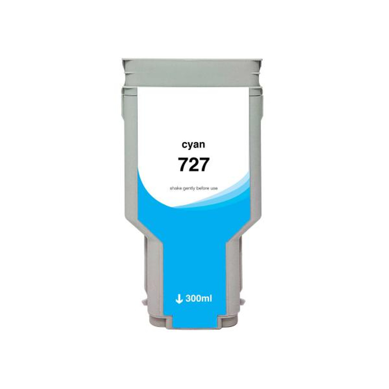 High Yield Cyan Wide Format Ink Cartridge for HP 727 (F9J76A)-1