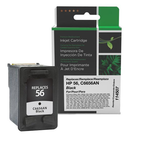 Black Ink Cartridge for HP 56 (C6656AN)-1