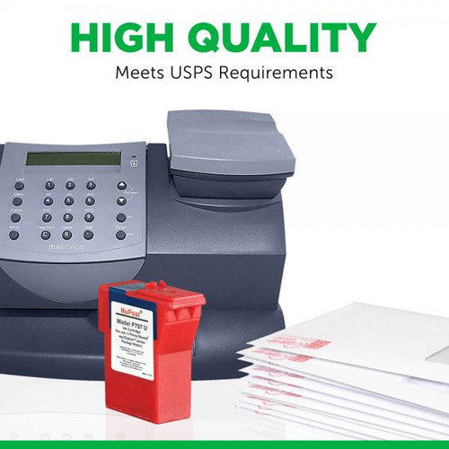 High Capacity Postage Meter Red Ink Cartridge for Quadient (NeoPost), Hasler ISINK4HC /IMINK4HC/4145711Y/ININK67HC-2