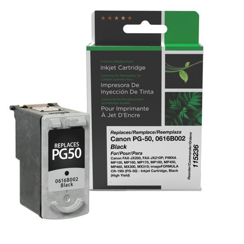 High Yield Black Ink Cartridge for Canon PG-50 (0616B002)-1