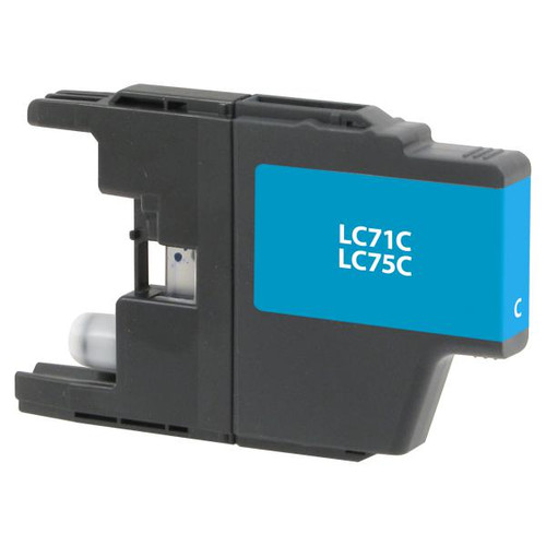 High Yield Cyan Ink Cartridge for Brother LC71/LC75-2