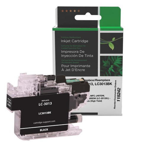 High Yield Black Ink Cartridge for Brother LC3013-1