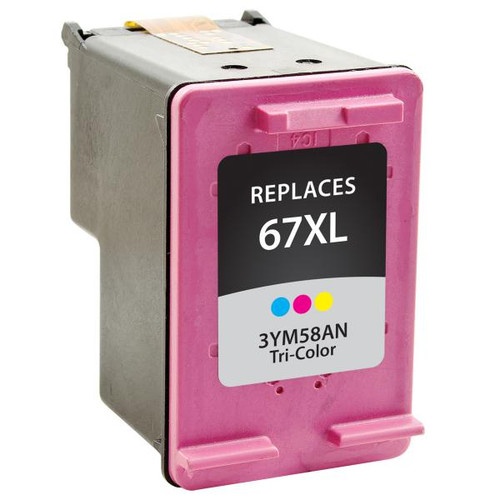 High Yield Tri-Color Ink Cartridge for HP 67XL (3YM58AN)-2