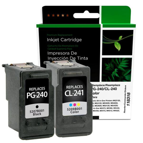 Black, Color Ink Cartridges for Canon PG-240/CL-241-1