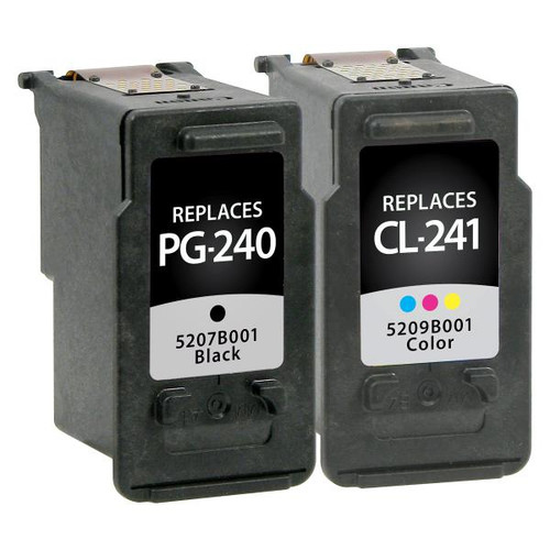 Black, Color Ink Cartridges for Canon PG-240/CL-241-2