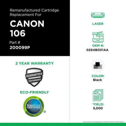 Universal Toner Cartridge for Canon 106/FX11 (0264B001AA/1153B001AA)-2