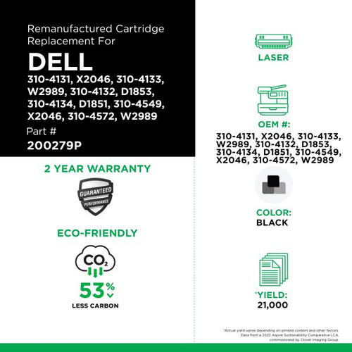 High Yield Toner Cartridge for Dell M5200/W5300-2