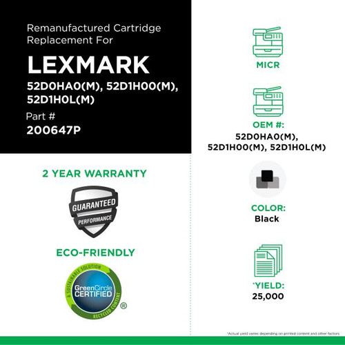 High Yield MICR Toner Cartridge for Lexmark MS710/MS711/MS810/MS811/MS812-2