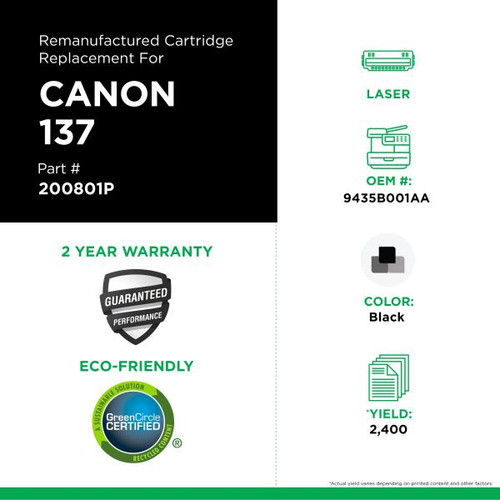 Toner Cartridge for Canon 137 (9435B001AA)-2