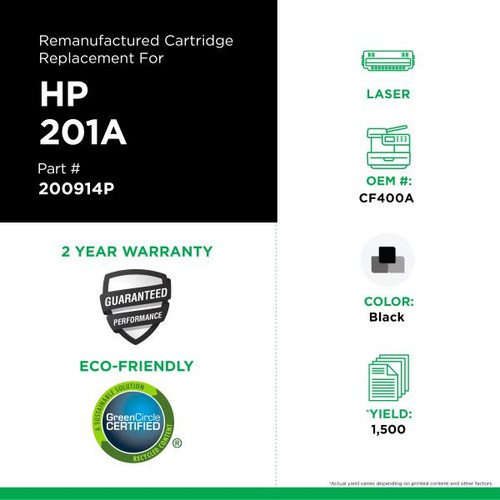 Black Toner Cartridge for HP 201A (CF400A)-2