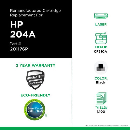 Black Toner Cartridge for HP 204A (CF510A)-2