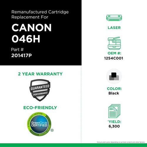 High Yield Black Toner Cartridge for Canon 046H (1254C001)-2
