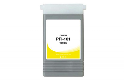 Yellow Wide Format Ink Cartridge for Canon PFI-101 (0886B001AA)-1