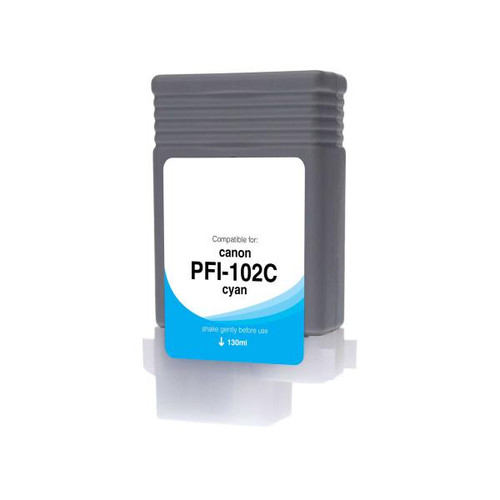 Cyan Wide Format Ink Cartridge for Canon PFI-102 (0896B001)-1