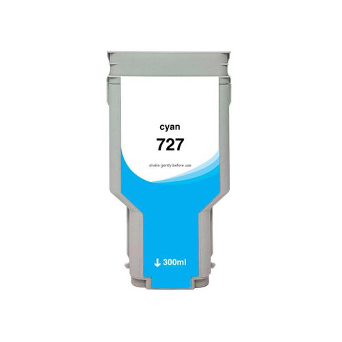 High Yield Cyan Wide Format Ink Cartridge for HP 727 (F9J76A)-1