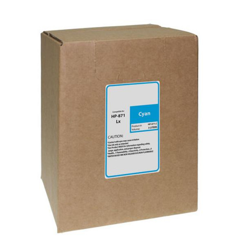 Cyan Wide Format Ink Bag for HP 871 (G0Y79D)-1