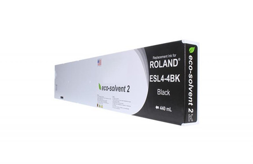 Black Wide Format Inkjet Cartridge for Roland ESL4-4BK-1